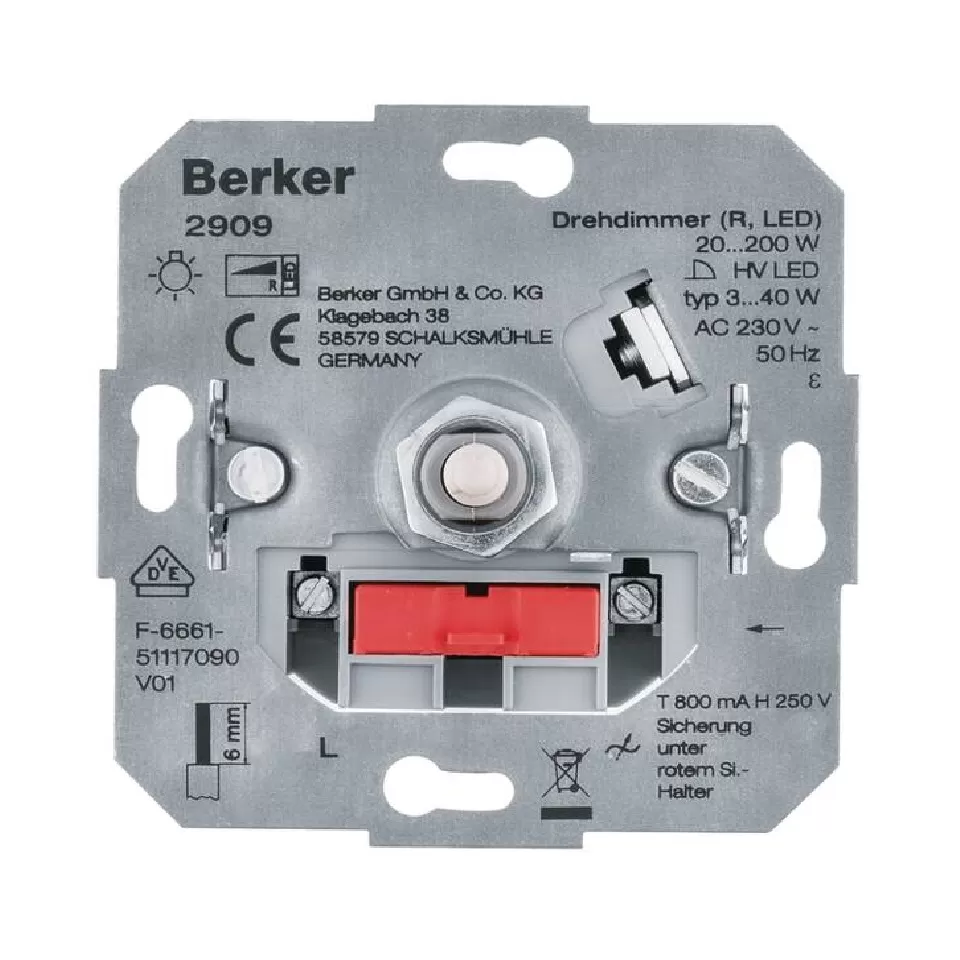 Berker Drehdimmer (R, LED), Lichtsteuerung 2909