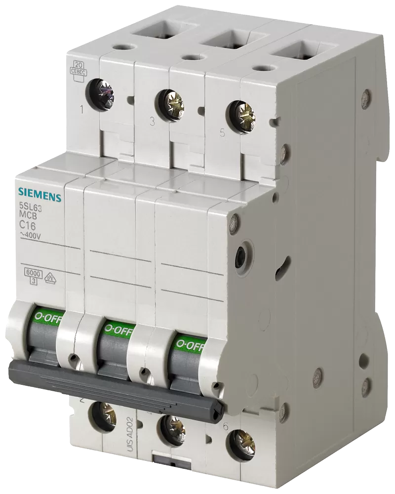 Siemens Leitungsschutzschalter 400V 6kA, 3-polig, C, 13A 5SL63137