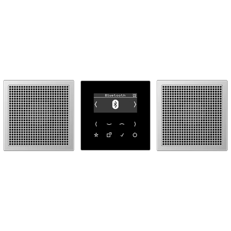 Jung Smart Radio DAB+ Bluetooth, Set Stereo, Serie LS, Aluminium DABAL2BT