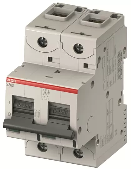 ABB S802S-B10 Hochleist.-Sicherungsautomat, 10A,B,400VAC=Icu 50kA,690VAC=Icu6kA,2P 2CCS862001R0105