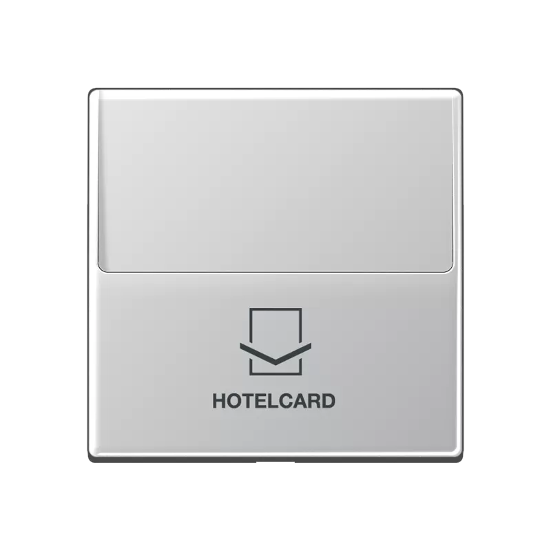 Jung Hotelcard-Schalter (ohne Taster-Einsatz), Hotelcard, Serie A, aluminium A590CARDAL