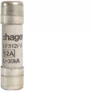 Hager Sicherung für PV 10x38 mm 1000V DC 12A LF312PV