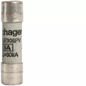 Hager Sicherung für PV 10x38 mm 1000V DC 8A LF308PV