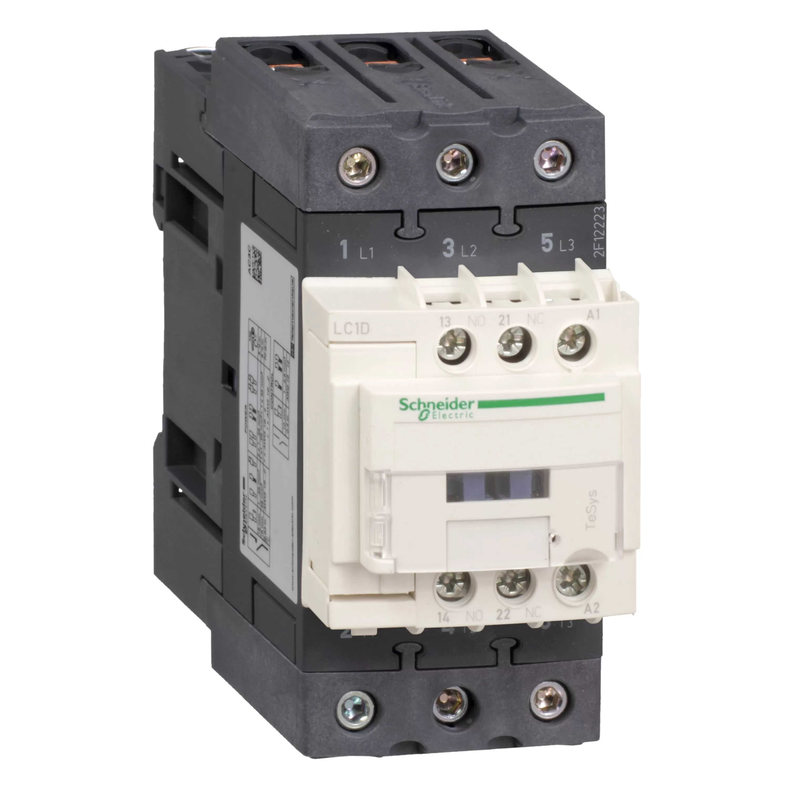 Schneider Electric Leistungsschütz LC1D 3p, +1S+1Ö, 22 kW, 50 A, 400 V AC3, Spule 230 V AC LC1D50AP7