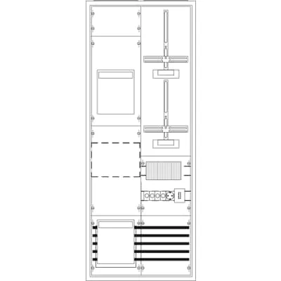 Striebel & John KS455 Mess- und Wandlerschrank, Aufputz mit Zählerkreuz, A29 KS455