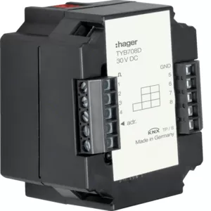 Hager Universal-Schnittstelle 8-fach KNX, UP TYB708D