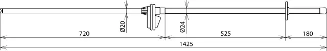 Dehn Spannungsprüfer PHG II  10kV 50Hz m. LED-Anzeige  Kat. S 766710