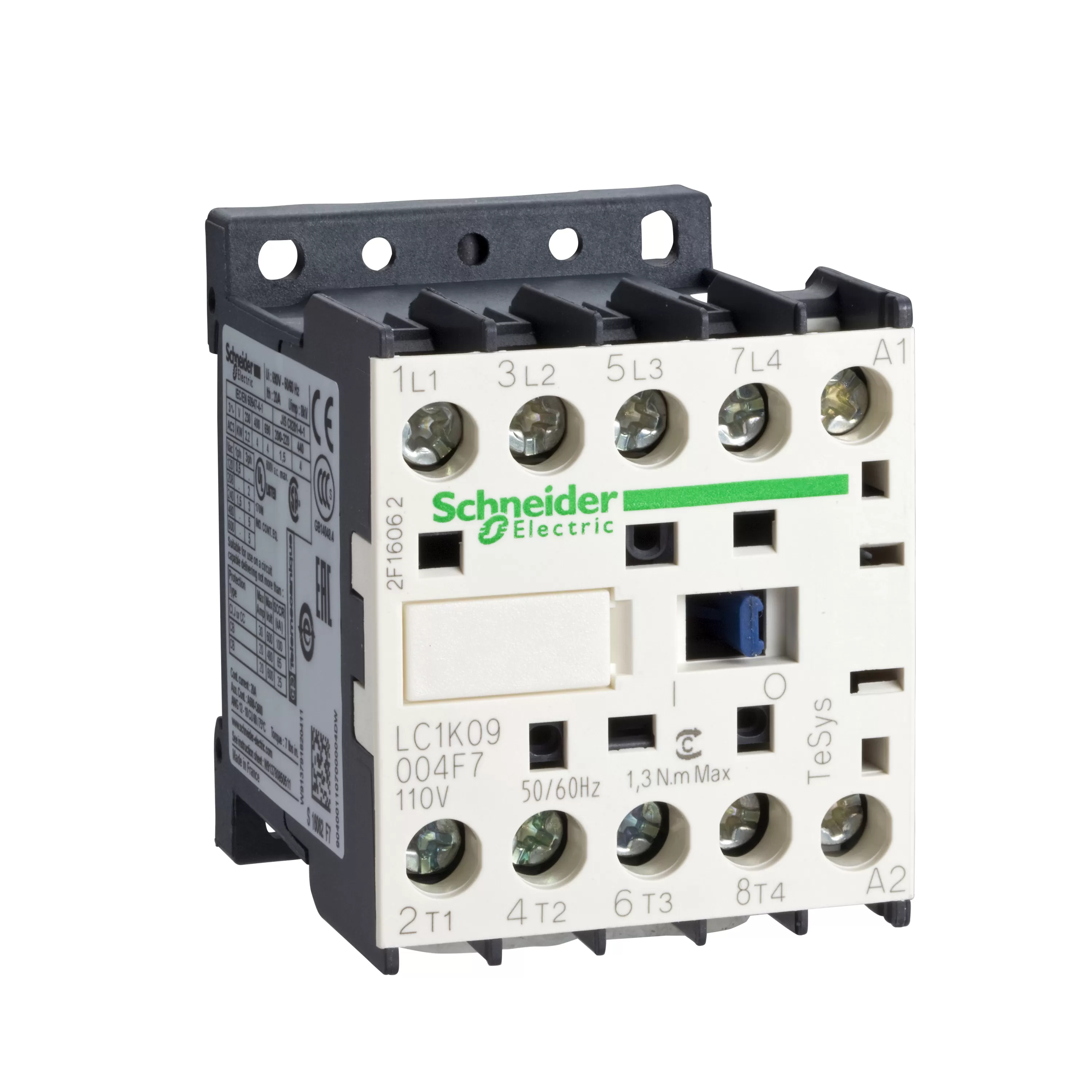 Schneider Electric Leistungsschütz LC1K 4p, Spule 230-240 V AC LC1K09004U7