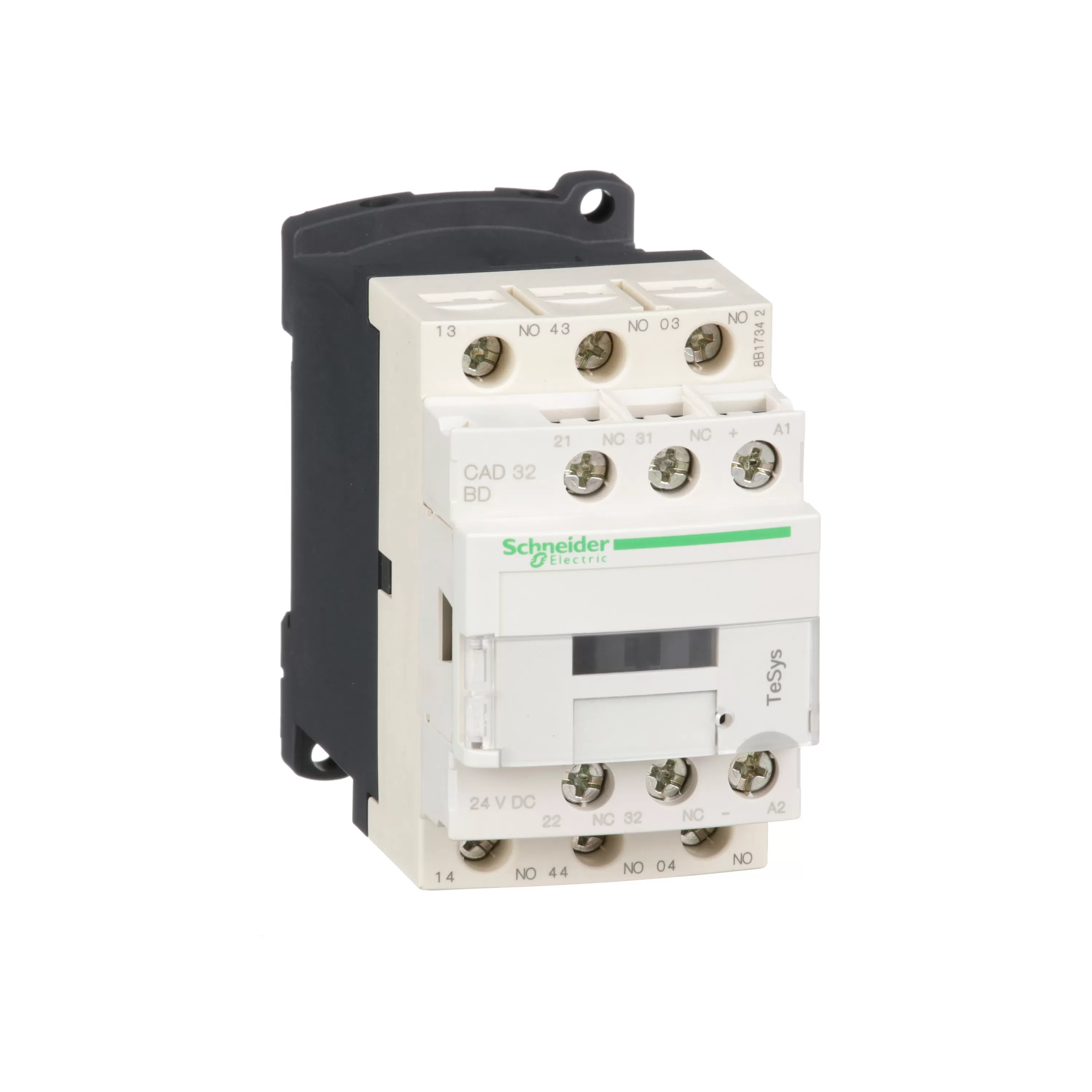 Schneider Electric Hilfsschütz, 3S+2Ö, 24V DC CAD32BD