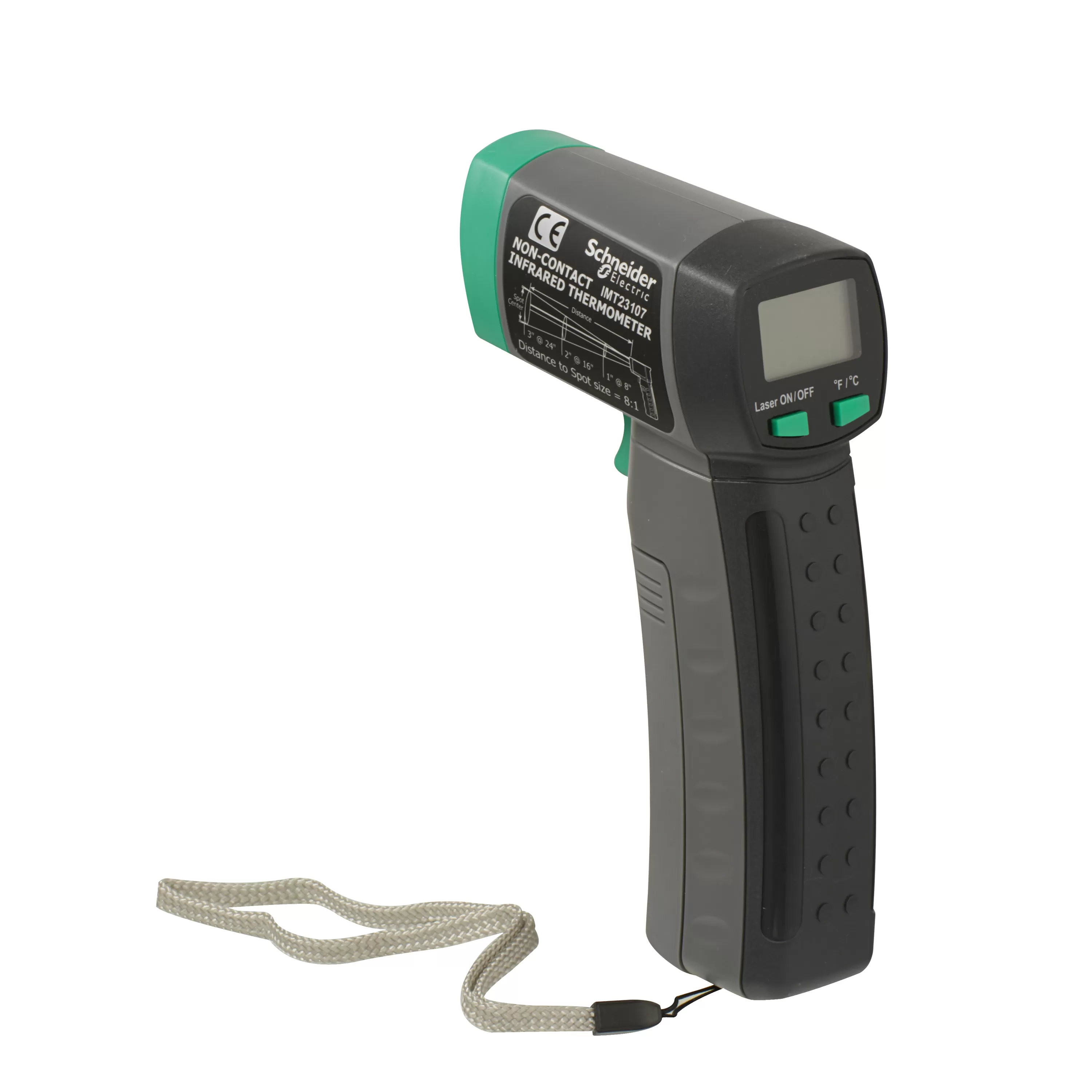 Schneider Electric THORSMAN IR Thermometer mit LCD-Display für Oberflächenmessung -20°C bis 520°C IMT23207