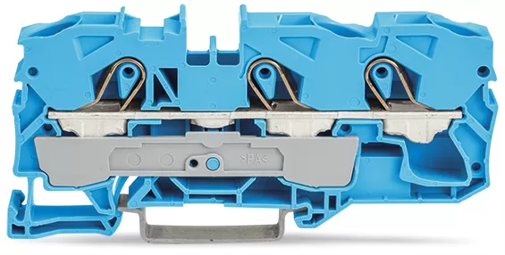 WAGO 3-Leiter-Durchgangsklemme;10 mm²;für Anwendungen Ex e II u. Ex i geeignet;blau 2010-1304