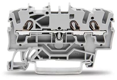 WAGO 3-Leiter-Durchgangsklemme;2,5 mm²;für Anwendungen Ex e II geeignet;grau 2002-1301