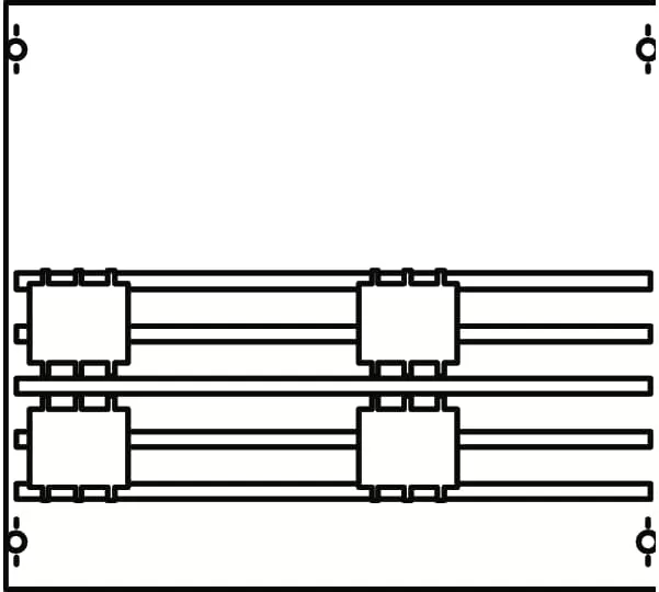 Striebel & John 2V004A Verteilerfeld BH00 2-Feld 2V004A