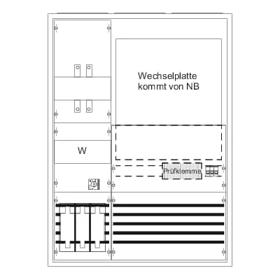 Striebel & John KS450 Mess- und Wandlerschrank Aufputz KS450