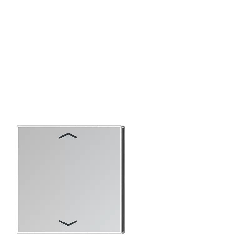 Jung Taste 4fach, 2+3, mit Pfeilsymbolen, Serie LS, Aluminium AL2404TSAP23