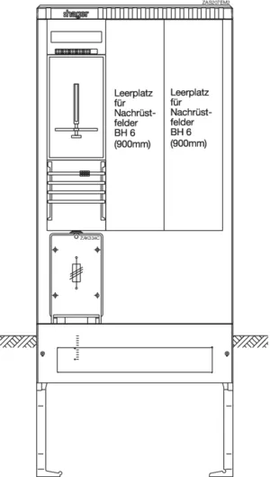 Hager ZAS,universZ,207,1ZP,3HZ,5P,2LF,HAK ZAS207EM2