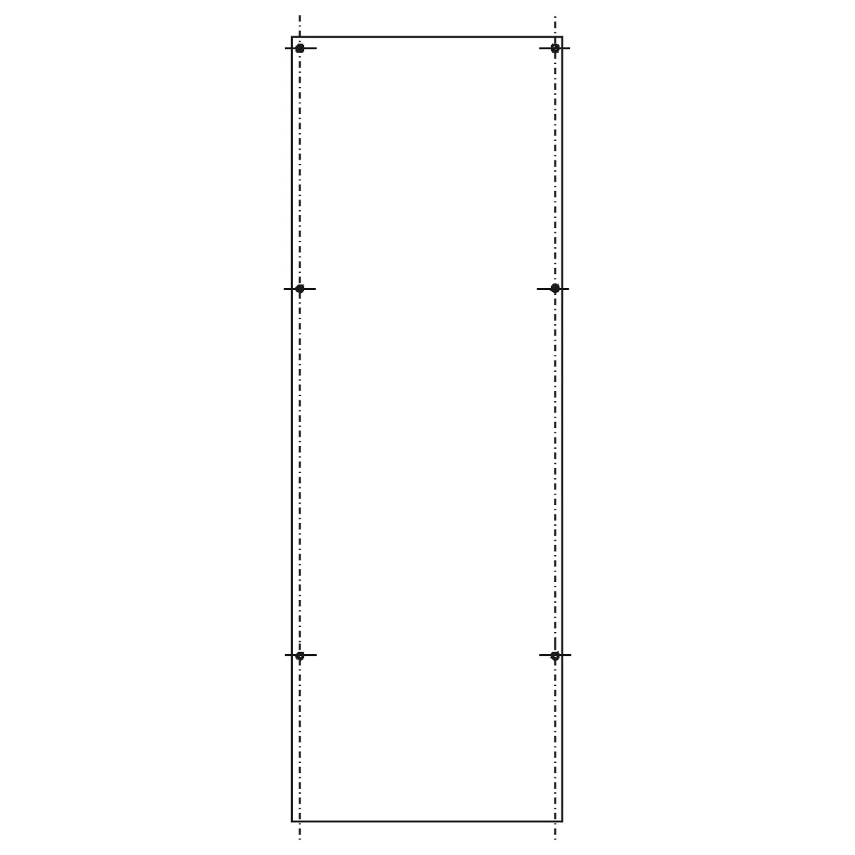 ABN PVC-Montageplatte AS-162 SY47434M