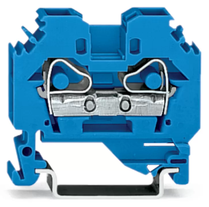 WAGO 2-Leiter-Durchgangsklemme;6 mm²;für Anwendungen Ex i geeignet;blau 282-104