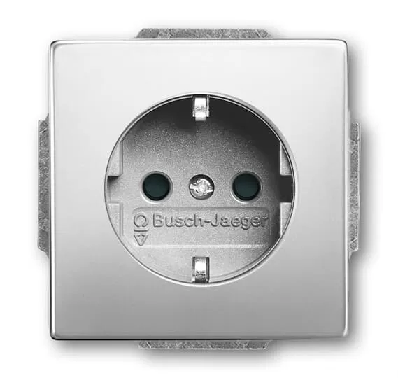 Busch-Jaeger 20 EUCBLI-866 | SCHUKO® Steckdosen-Einsatz Busch-steplight® mit Nachtorientierungslicht