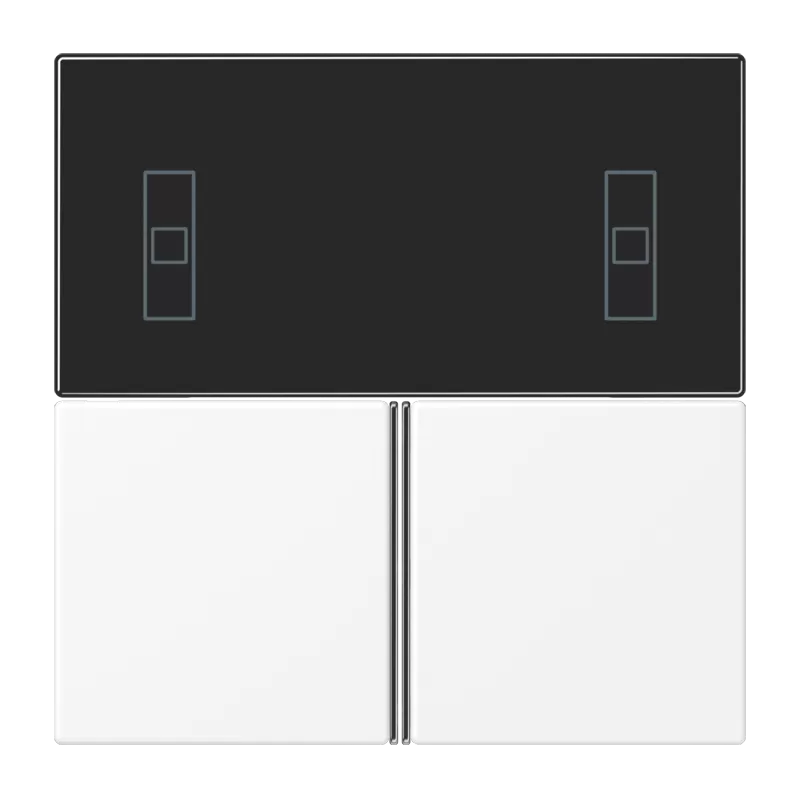 Jung Tastensatz 3fach, F40 Raumcontroller, Serie LS, schneeweiß matt LS4093TSAWWM