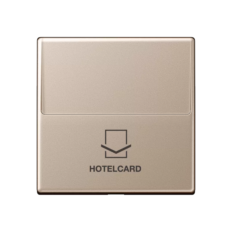 Jung Hotelcard-Schalter (ohne Taster-Einsatz), Hotelcard, Serie A, champagner A590CARDCH