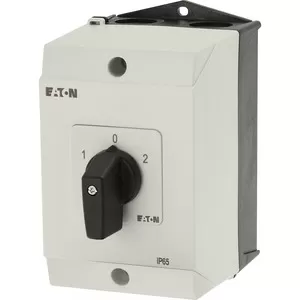 Eaton Umschalter, T3, 32 A, Aufbau, 3 Baueinheit(en), Kontakte: 6, 60 °, rastend, mit 0-Stellung, 1-0-2, Abwicklungs Nr. 8212 207183