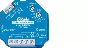 Eltako Stromstoß-Schaltrelais 230V+UC. 1 Schließer nicht potenzialfrei 10A/250VAC 61100001