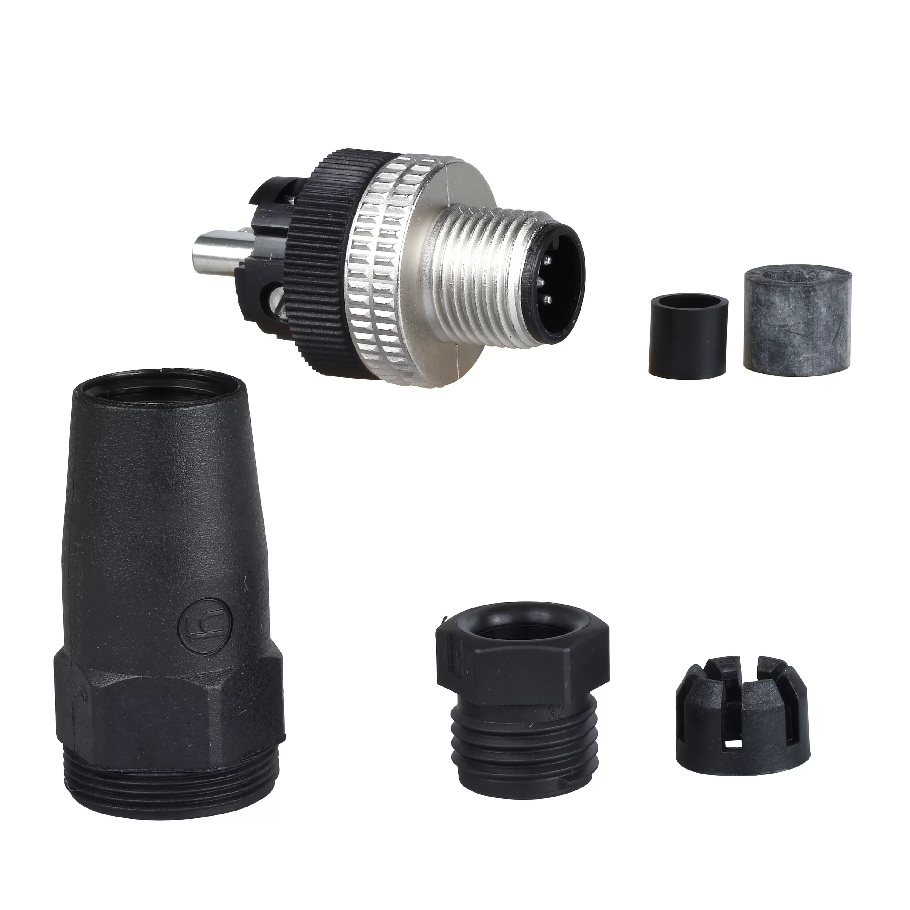 Yageo M12-Stecker, 5-polig, gerade, Kabelverschraubung Pg 7 XZCC12MDM50B