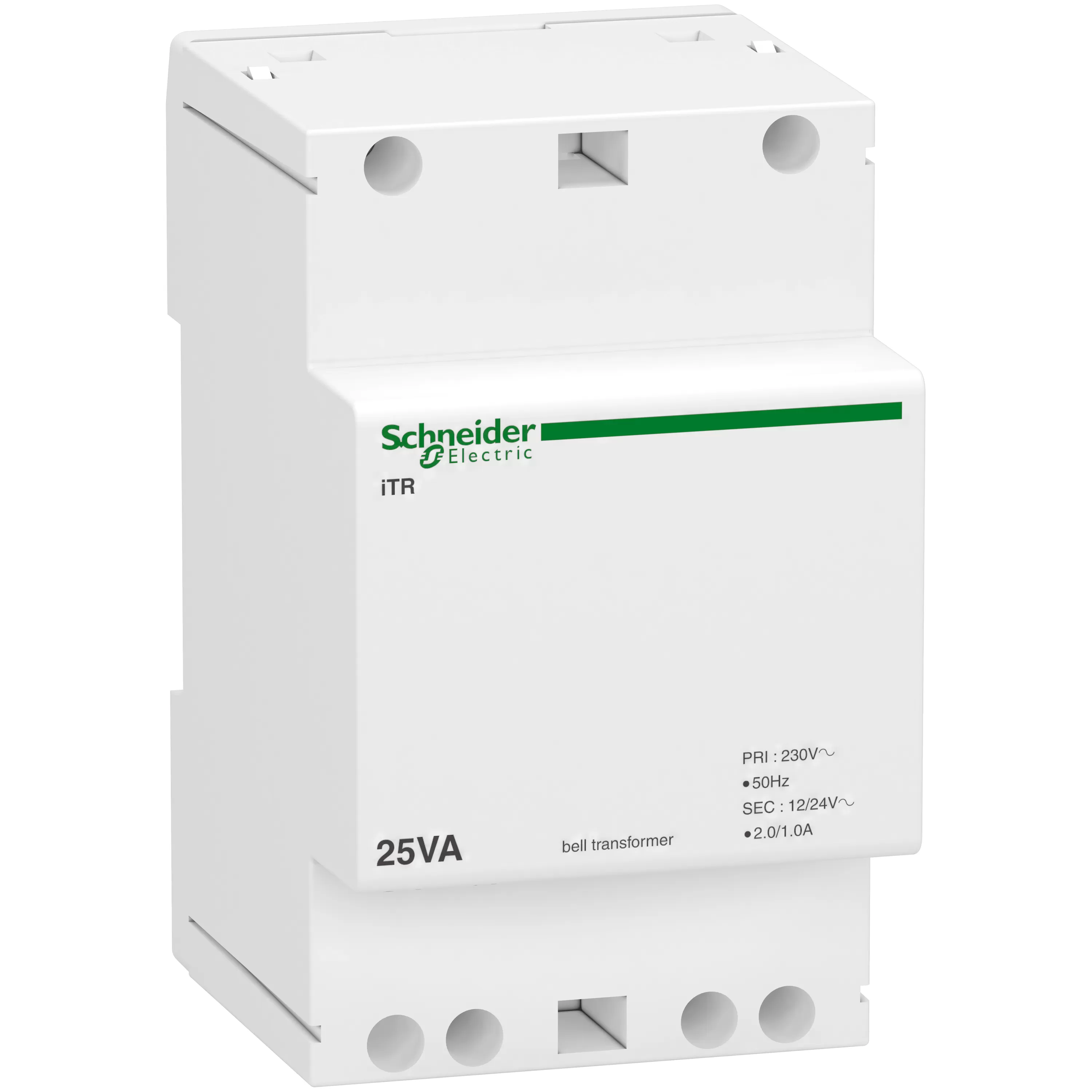 Schneider Electric Klingeltransformator iTR, 230V 50-60 Hz, Ausgang 12-24 V, 25 VA A9A15215