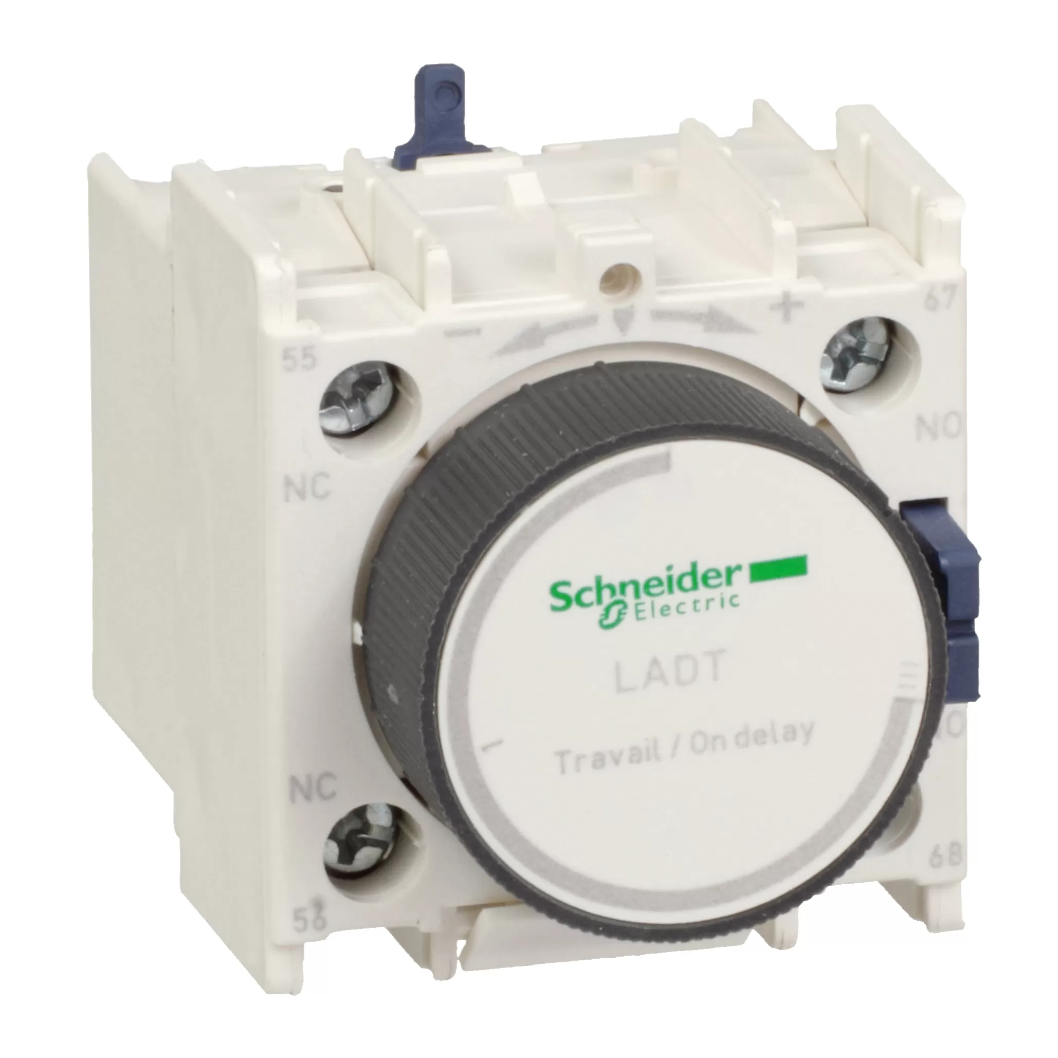 Schneider Electric Zeitblock, anzugsverzögert, 1S+1Ö, 0,10-3,00s, Schraubanschluss LADT0