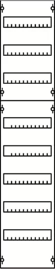 Striebel & John 1V4A Reiheneinbaugeräte-Modul Reihenabstand 125mm, 8RE / BH4, 1FB 1V4A