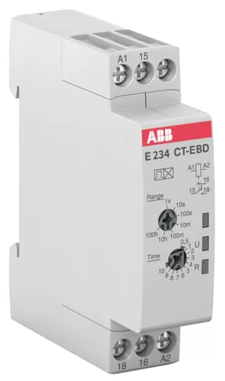 ABB CT-EBD.12 Zeitrelais, blinkend 1 WE, 24-240 VAC, 24-48 VDC 1SVR500150R0000