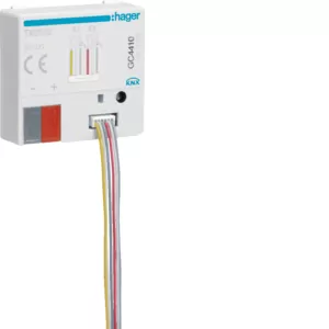 Hager Binäreingang 2fach+2 LED Ausg. KNX, UP TXB322