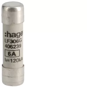 Hager Zylindersicherung 10x38mm gG 6A LF306G