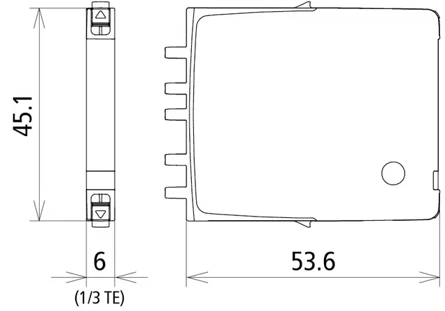 Dehn Modularer Kombi-Ableiter für 2 Einzeladern BLITZDUCTORconnect mit Defektanzeige 927024