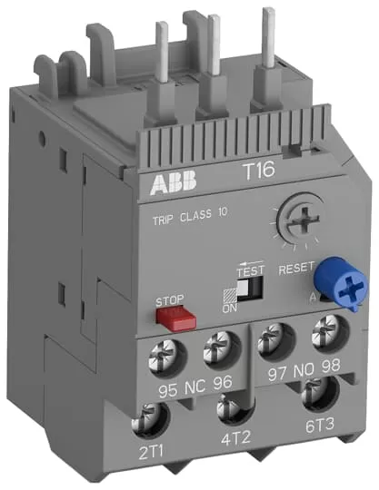 ABB T16-7.6 Thermisches Überlastrelais Auslöseklasse 10, 5.70-7.60 A 1SAZ711201R1040