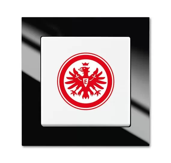 Busch-Jaeger 2000/6 UJ/09 | Fanschalter Eintracht Frankfurt Aus- und Wechselschaltung