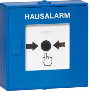 Hager Funk-Druckknopfmelder, Hausalarm TG558A