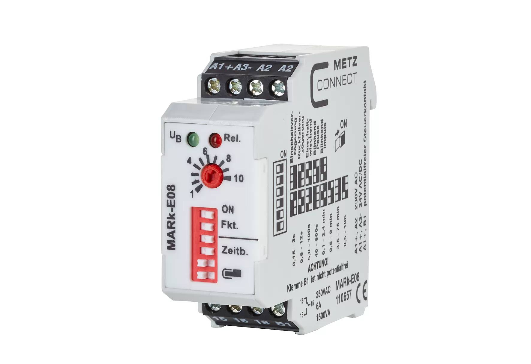 Metz Connect MARk-E08 230 V AC, 24 V AC/DC 110657