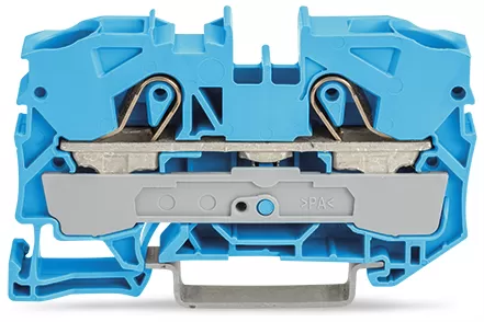 WAGO 2-Leiter-Durchgangsklemme;10 mm²;für Anwendungen Ex e II u. Ex i geeignet;blau 2010-1204