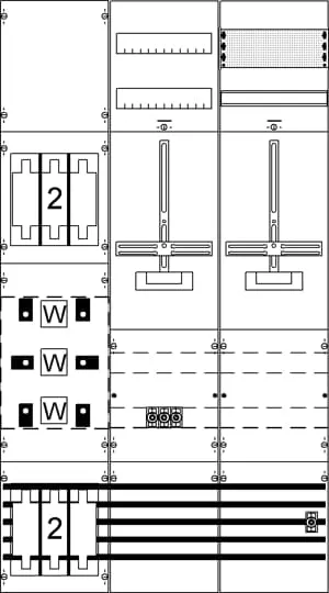 Striebel & John KA4285 Mess-u.Wandlerfeld kpl.H5/B2  KA4285