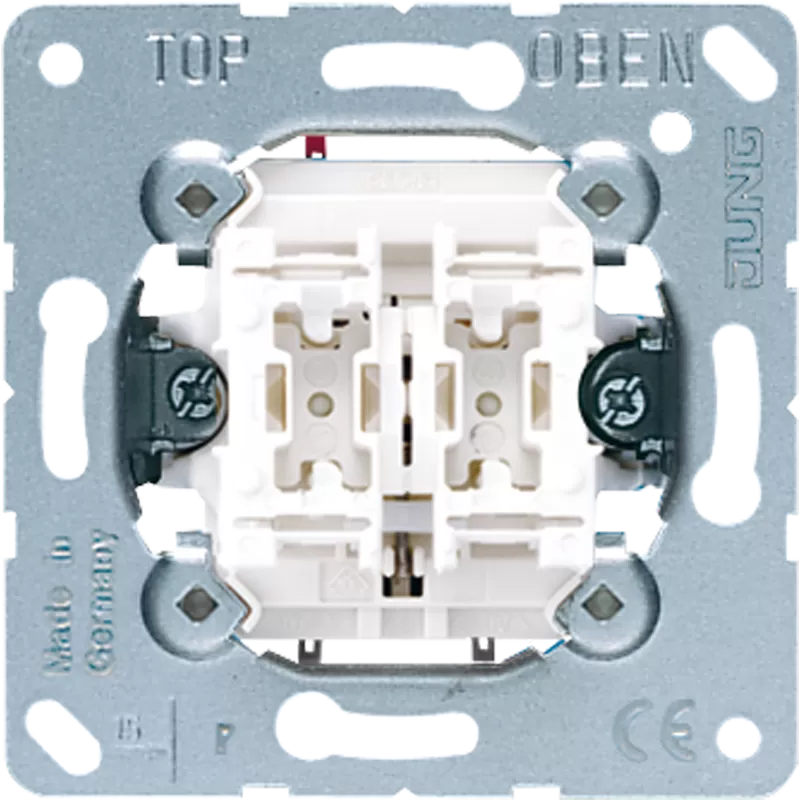 Jung Doppel-Taster, 2 Schließer, 10 A 250 V ~ 535U