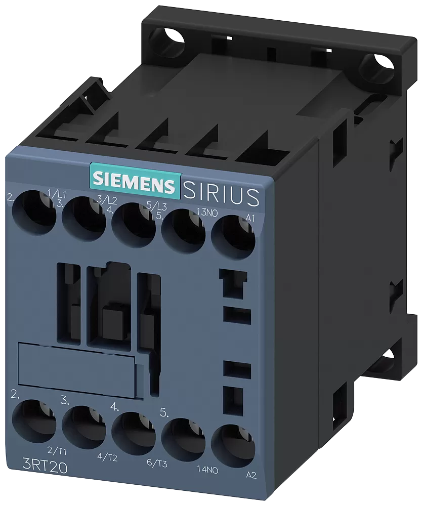 Siemens Schütz, AC-3e, 12 A/5,5 kW/400V, 3-polig, AC 24V, 50/60Hz, 1S, Schraubanschluss 3RT20171AB01