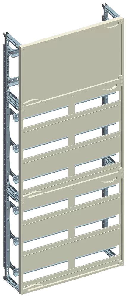 Siemens ALPHA 400, Schnellmontagebausatz H=1200, B=500 2 Reihenklemmen, 6 Reihen REG 8GK41008KK22