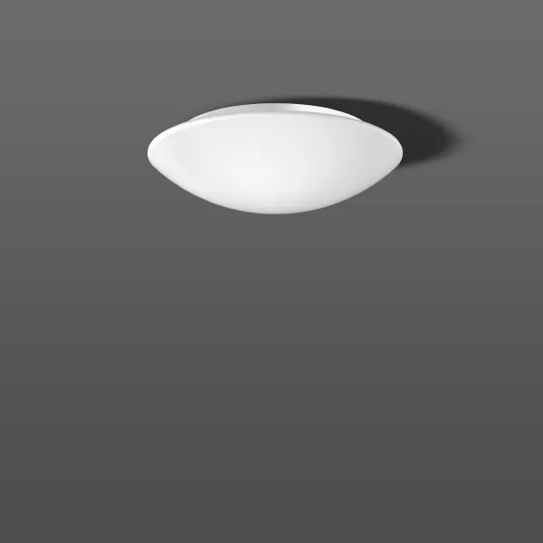 RZB Flat Basic, weiß, on/off Decken- und Wandleuchten, D 500 H 150, 118°, Glas opal 211071.002