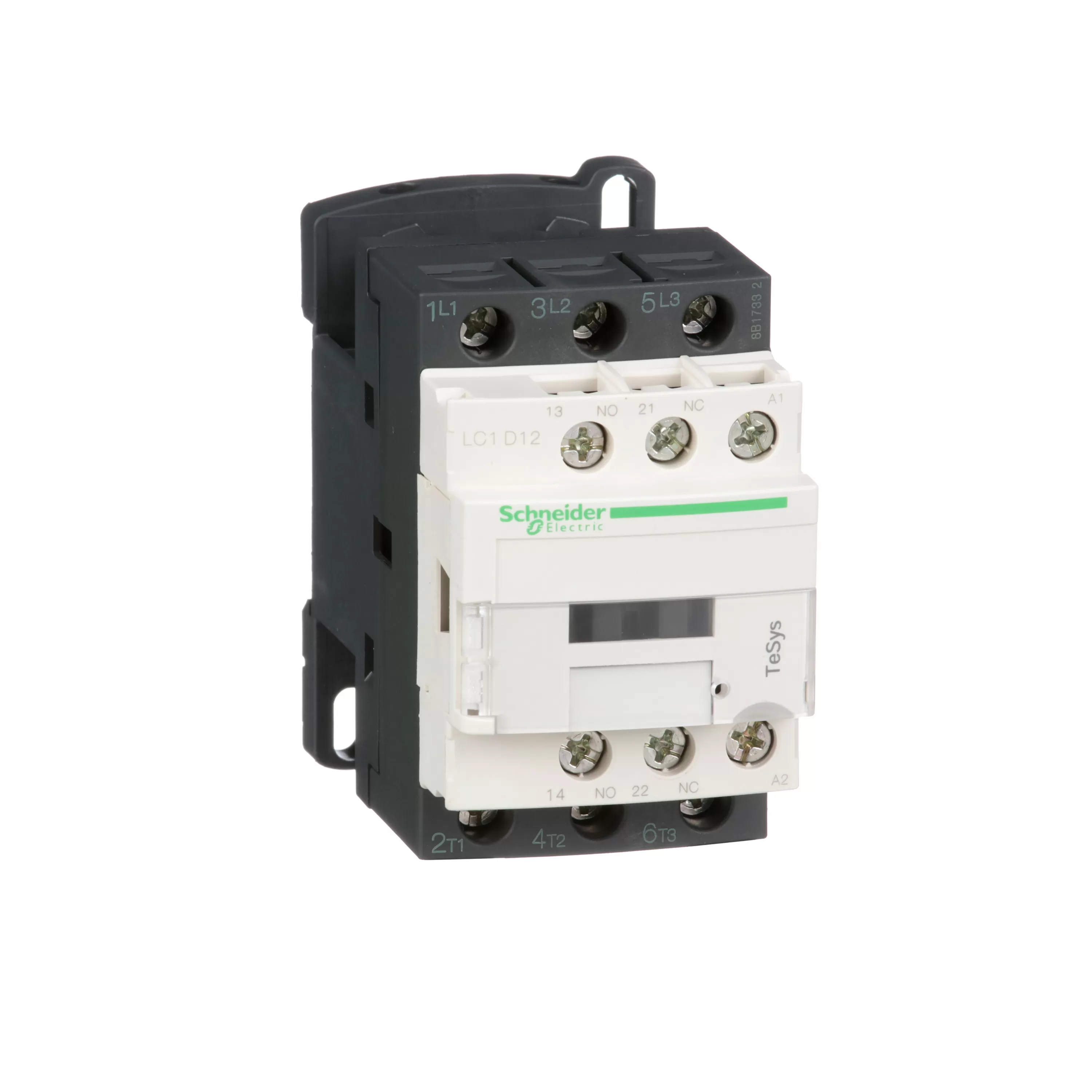 Schneider Electric Leistungsschütz LC1D 3p, +1S+1Ö, 5.5 kW, 12 A, 400 V AC3, Spule 24 V AC LC1D12B7