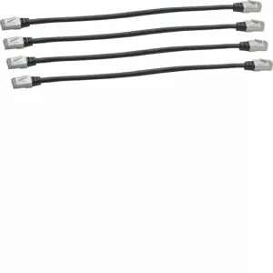 Hager Patchkabelset Kat.6, RJ45, 4 St. a 300mm TN733