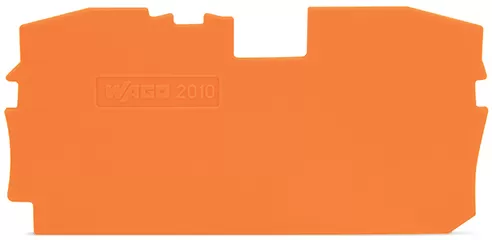 WAGO Abschluss- und Zwischenplatte;1 mm dick;orange 2010-1292