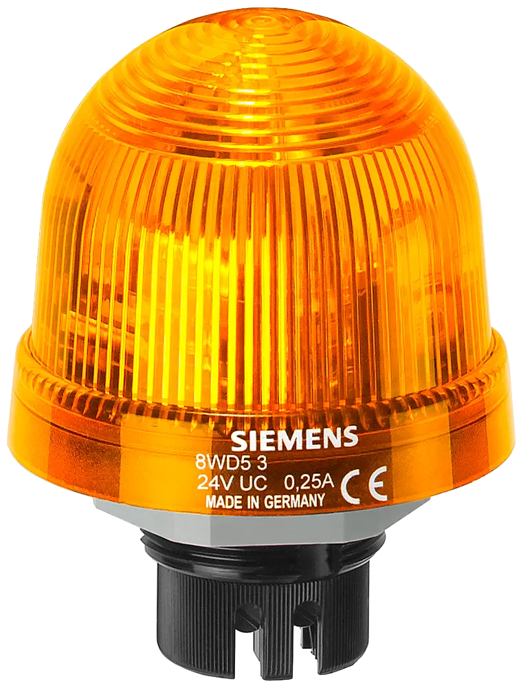 Siemens Einbauleuchte Blitzlichtelement 24V gelb 8WD53200CD