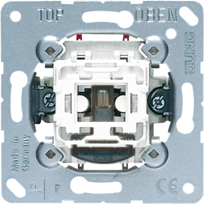 Jung Wipp-Kontrollschalter, 10 AX 250 V ~, Aus 2-pol. 502KOU